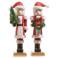 RAZ Christmas In The Garden - 60cm/24" Lit Santa Nutcracker (2AT)