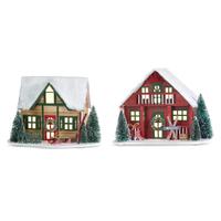 RAZ Dashing Through The Snow - 18.5cm/7.5" Lit Ski Lodge (2AT)