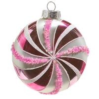 RAZ Holly Jolly Holiday - 10cm/4" Pink Peppermint HO