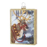 RAZ Holly & Pine - 11.4cm/4.5" Reindeer HO