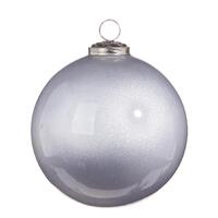 RAZ Christmas Traditions - 12.5cm/5" Silver Ball HO