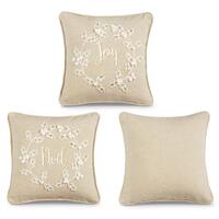 RAZ Holiday Rendezvous - 30cm/12" Joy/Noel Pillow (2AT)