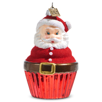 RAZ Eric Cortina - 10cm/4" Santa Cupcake HO