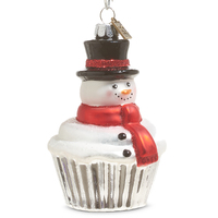 RAZ Eric Cortina - 10cm/4" Melting Snowman Cupcake HO