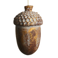 *NEW* RAZ Yuletide Traditions - 12.7cm/5" Antique Gold Acorn HO