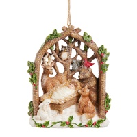 *NEW* RAZ Yuletide Traditions - 10.80cm/4.25" Woodland Nativity HO