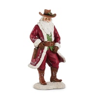 *NEW* RAZ Winterfolk - 30cm/12" Cowboy Claus