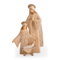 *NEW* RAZ Winterfolk - 31.1cm/12.25" Carved Praying Holy Family