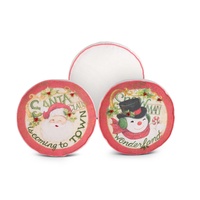 *NEW* RAZ Yuletide Traditions - 38.1cm/15" Coming To Town Round Pillow (2AT)