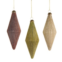 *NEW* RAZ Winterfolk - 13.9cm/5.5" Ribbed Finial HO (3AT)