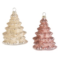 *NEW* RAZ Winterfolk - 11.4cm/4.5" Glitter Tree HO (2AT)