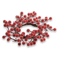 *NEW* RAZ Yuletide Traditions - 21.6cm/8.5" Iced Berry Candle Ring