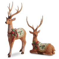 *NEW* RAZ Yuletide Traditions - 36.80cm/14.5" Holly Deer