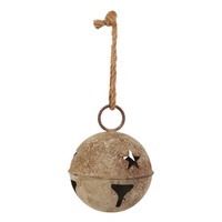 *NEW* RAZ Yuletide Traditions - 17.78cm/7" Rustic Jingle Bell HO