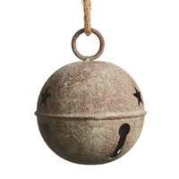 *NEW* RAZ Yuletide Traditions - 12.7cm/5" Rustic Jingle Bell HO