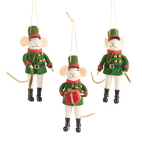 *NEW* RAZ Holiday Spectacular - 14.6cm/5.75" Nutcracker Mice HO (3AT)