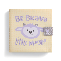 DEMDACO Baby - 18cm/7" Be Brave Little Monster Soft Book