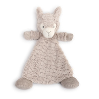 DEMDACO Baby - 33x28cm Luna Llama Rattle Blankie