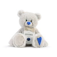 DEMDACO Baby - 21.6cm/8.5" September Birthstone Bear