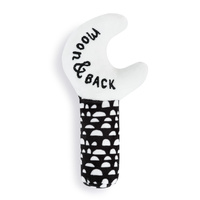 DEMDACO Baby - 18cm/7" Moon & Back Rattle