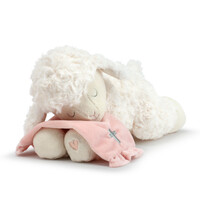 DEMDACO Baby - 15cm/6" Pink Goodnight Prayer Mechanical Lamb