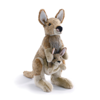 DEMDACO Baby - 28cm/11" Large Kangaroo & Joey