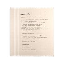 DEMDACO Baby - 152x178cm/60x70" Dear You Blanket, Darling