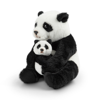 DEMDACO Baby - 23cm/9" Panda & Baby