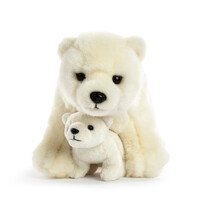 DEMDACO Baby - 25cm/10" Polar Bear & Baby