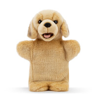 DEMDACO Baby - 28cm/11" Yellow Lab Puppet