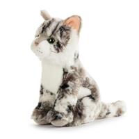 DEMDACO Baby - 23cm/9" Small Grey Maine Coon Cat
