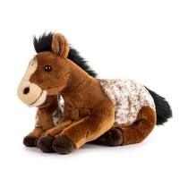 DEMDACO Baby - 20cm/8" Appaloosa Horse & Baby