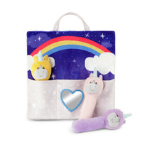 DEMDACO Baby - 29cm/11.5" Unicorn Rattle & Play Pals