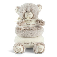 DEMDACO Baby - 23cm/9" Neutral Stackable Plush Teddy