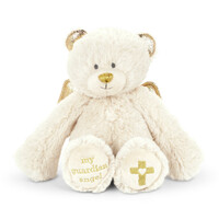 DEMDACO Baby - 18cm/7" Bear Plush Guardian Angel