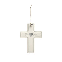 DEMDACO Baby - 19cm/7.5" Neutral Bless This Child Wall Cross