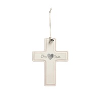 DEMDACO Baby - 19cm/7.5" Pink Bless This Child Wall Cross