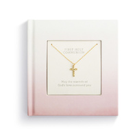 DEMDACO Baby - 13.9cm/5.5" Girl First Communion Book And Necklace Set