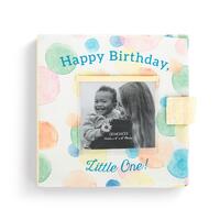 DEMDACO Baby - 20cm/8" Happy Birthday Plush Photo Book