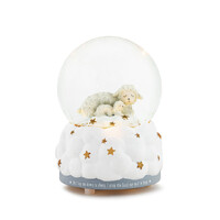 DEMDACO Baby - 14cm/5.5" Musical Goodnight Prayer Light Up Waterglobe