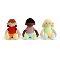DEMDACO Baby - 15cm/6" Girl Doll Set (S/3)