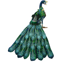Mark Roberts Accessories - 71cm/28" Jewelled Peacock