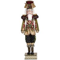 Mark Roberts  -122cm/48" Holiday Plaid Nutcracker (Large)