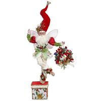 Mark Roberts - 48.3cm/19" Christmas Wreath  Fairy Stocking Holder