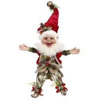 Mark Roberts Elves - 27.9cm/11" Holly & Ivy, (Small)