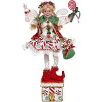 Mark Roberts - 52.7cm/20.75" Peppermint Party Fairy Stocking Holder 