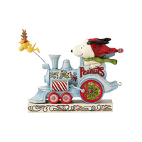 Peanuts by Jim Shore - 11.8cm/4.6" Snoopy Christmas Train