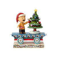 Peanuts by Jim Shore - 12cm/4.7" Linus Christmas Train Car
