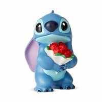 Disney Showcase - 6cm/2.5" Stitch With Flowers Mini Figurine