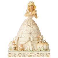 Disney Traditions - 20cm White Woodland Cinderella